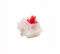 JJCFGRDM Milky pro switches milky yellow pro red Linear Lubed Switch SMD RGB mx stem switch for mechanical keyboard 5pin (Size : 200PCS, Color : Milky red pro)