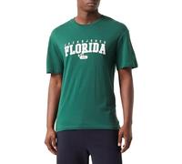 JACK & JONES Men's Jjcory Tee SS Crew Neck T-Shirt, Dark Green/Print: Florida, S