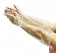 JJDFW 10PCS Waterproof Disposable Multifunctional Transparent Cleaning Long Durable Thickened Hand Sleeves