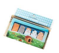 JJDFW 150 Sheets/Set Cartoon Animals Sticky Notes Classified Indexing Stickers Bookmarks Notepads Stationery