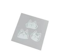 JJDFW 50 Sheets Cartoon Brief Strokes Cute Cat Memo Pad Simple Style Message Paper to Do List Notes School Stationery