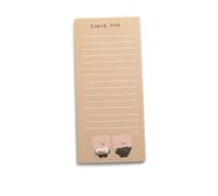JJDFW 50 Sheets Cute Memo Pad Message Notes Decorative Notepad Note Checklist memo Stationery Office Supplies