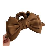 JJDFW Bow Hairpin Elegant Temperament Satin Hairpin hair Accessories Shark Clip on The Back of The Head Hair Claw clip