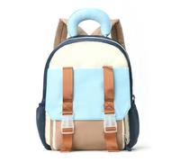 JJDFW Color matching children's backpack cute kindergarten schoolbag leisure travel contrasting color backpack