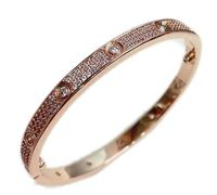 JJDFW Full Paving stone Tennis Bracelet for Women Starry Bracelet Light luxury Wild round bracelet