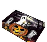 JJDFW Halloween Horror Atmosphere Carpet Home Decor Super-Absorbent Dirt-Resistant Entrance Floor Mat Bathroom Anti-Slip mat