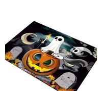 JJDFW Halloween Horror Atmosphere Carpet Home Decor Super-Absorbent Dirt-Resistant Entrance Floor Mat Bathroom Anti-Slip mat