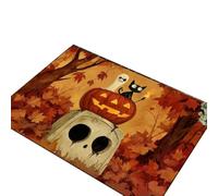 JJDFW Halloween Horror Atmosphere Carpet Home Decor Super-Absorbent Dirt-Resistant Entrance Floor Mat Bathroom Anti-Slip mat