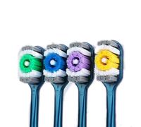 JJDFW Hard bristled Toothbrush for Men 6 Independent Packages A Very Hard Toothbrush for Adults Clean Your Teeth Thoroughly