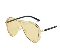 JJDFW Oversized Square Shield Sunglasses Women Butterfly One-Piece Sun Glasses Big Frame Ladies Eyewear
