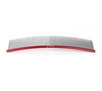 JJDFW Pet Curved Comb Stainless Combs Professional Pet Grooming Dense Sparse Teeth Dog Cat Cleaning Brush Open Knot Combmb
