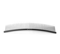 JJDFW Pet Curved Comb Stainless Combs Professional Pet Grooming Dense Sparse Teeth Dog Cat Cleaning Brush Open Knot Combmb