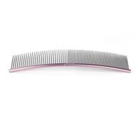 JJDFW Pet Curved Comb Stainless Combs Professional Pet Grooming Dense Sparse Teeth Dog Cat Cleaning Brush Open Knot Combmb