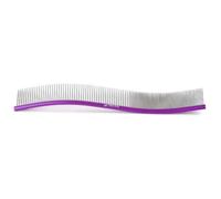 JJDFW Pet Curved Comb Stainless Combs Professional Pet Grooming Dense Sparse Teeth Dog Cat Cleaning Brush Open Knot Combmb