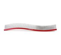 JJDFW Pet Curved Comb Stainless Combs Professional Pet Grooming Dense Sparse Teeth Dog Cat Cleaning Brush Open Knot Combmb