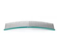 JJDFW Pet Curved Comb Stainless Combs Professional Pet Grooming Dense Sparse Teeth Dog Cat Cleaning Brush Open Knot Combmb