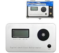 JJENXYYDS Digital Gemstone Refractometer,Professional Jewelry Tester Identification Tool,Measurement Error: ±0.005/accuracy: 0.001/refractive Index 1.300-3.000,for Jewelry, Jade, Crystal