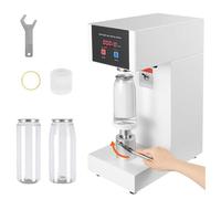 JJENXYYDS New Machine For Sealing Plastic Cups,Semi-Automatic Can Sealer,180W Commercial Soda Can Sealer with LCD Counter,for Soda/Aluminum/Tin Cans, 2.2" Diameter Plastic Can Sealer,White