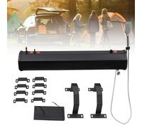 JJENXYYDS Portable Solar Heated Road Shower,18L/20L/30L Pressurized Water Tank for Camping Shower,with 4.92ft Water Pipe and Shower Head,for Trucks Off Road Vehicles RV SUV Water Storage 20L/4.4Gal