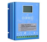 JJENXYYDS Wind Turbine Solar Hybrid MPPT Charge Boost Controller,max 16000w wind turbine generator,12V 24V 48V LCD Display Battery Intelligent Regulator,for Power Plants, Street Lamp,48V