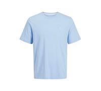 JACK&JONES PLUS Men's Jjepaulos Tee Ss Crew Neck Noos Pls T-Shirt, Chambray Blue, 6XL
