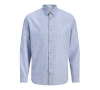 Jjesummer Linen Blend Shirt L/S Sn, Infinity, M