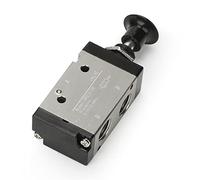JJHQOKYNA 1PC Metal 3R 4R Manual Pull Push Solenoid Valve 2 Position 3/5 Way Pneumatic Components Mechanical Valve(3R210-08)