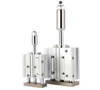 JJHQOKYNA 1pcs with Guide Rod Stroke Adjustable Three-axis Cylinder Three-Rod MGPMJ Series 12/16/20/25 * 32X40X50-20/30-XC8