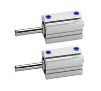 JJHQOKYNA 1pcsD Compact Small Air Pneumatic Cylinder 20-63mm Bore Double Acting 10-50mm Stroke Thin Cylinders(Stroke 20mm,SDAD40 (Bore 40mm))