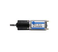 JJHQOKYNA 20mm180 Miniature DC Planetary Gear Reduction Small Motor 12V24V Adjustable Speed Forward and Reverse Low(12V Shaft Size 4mm,526RPM)