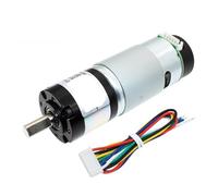 JJHQOKYNA 36GP-555 Planetary Geared Motor High Torque DC 6V 12V 24V(12V Encoder Motor,1 Ratio 19)