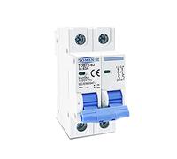 JJHQOKYNA Circuit Breaker 2P DC 1000V Solar Mini Circuit Breaker 3A 6A 10A 16A 20A 25A 32A 40A 50A 63A DC MCB for PV System(32A)