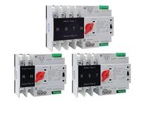 JJHQOKYNA Circuit Breaker W2R-2P/3P/4P 16A 32A 63A 80A 100A 125A 220V ATS Automatic Transfer Switch Electric Selector Switch Double Section Switch(16a,4P)