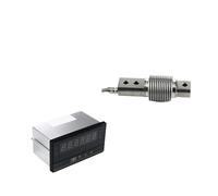 JJHQOKYNA Load Cell Sensor with Indicator Display Test Compression Force Weight Pressure Output 0-5V 0-10V 4-20mA Supply 100-240V/AC(0-10KG Indicator)