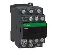 JJHQOKYNA TeSys D Series Three-Pole AC contactor DC Coil 12A 24VDC Low Power Consumption Ring Terminal; LC1D126BL