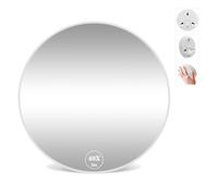 JJhxr 40X Magnifying Makeup Mirror, 5inch Handheld Travel Magnifying Mirror, Powerful 40x Magnification with 3 Suction Cups Easy Mounting, Makeup Magnification 40X for Men/Women Detail Work Essential