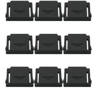 JJHXSM 10PCS DSLR Hot Shoe Dustproof Universal Cover Plastic Hot Shoe Protective Cover Universal Camera Flashlight Hot Shoe Cover for Flash Bracket Studio Accessories Black