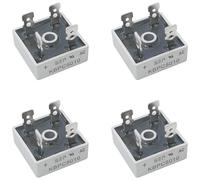 JJHXSM 4PCS Bridge Rectifier Diode 50A 1000V Single Phase Square Flat Pin Electronic Silicon Diode 4 Pin Through Hole for Power Supplies Transformers Motor Controls