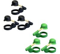 JJIAGOLD Decorative Military Helmet Plastic Beer Bottle Opener Multifunctional Accessory Suitable for Parties, Meetings and Home Decoration (3 Black+3 Green)