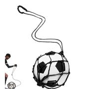 JJiaoLini Football Kick Trainer,Soccer Training Equipment Solo Soccer Ball Return Trainer Net Football Training Belt for Kids Adults Fits 3 4 5 Footballs