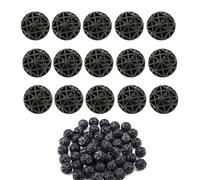 JJiaoLinin Bio Balls, 100 Pcs Bio Porous Filter Biochemical Ball Filter Media Water Filter Material with Cotton Bio Porous Filter Ball Aquarium Pond Fish Tank Bio Balls for Fish Tank Pond