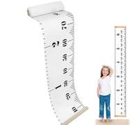 JJiaoLinin Height Chart for Children,Canvas Wall Hanging Rulers Height Measuring Rulers Kids Growth Chart Simple Triangle Height Chart Hanging for Bedroom Nursery Decoration 7.9 x 79 inch