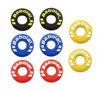 JJiaoLinin Rubber Vibration Dampene,8 Pcs Vibration Dampeners Tire Shape Rubber Tennis Racket Shock Absorber Tennis Racquet Shock Absorber to Reduce Vibration for Tennis and Squash