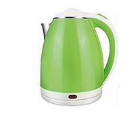 Jjing Green Electric Glass Kettle with 1500W 1.8L, Boil-Dry Protection, Auto Shut-off, Over Heat Protection