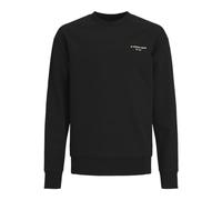 Jjjeff Monochrome Sweat Crew Neck Jnr, black, 128 cm
