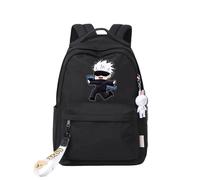 JJK Anime Backpack Gojo Satoru Kids School Bag Yuji Itadori Cartoon 3D Printed Schoolbag Lightweight Bookbag Student Laptop Daypack for Boys Girls