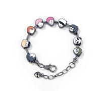 jjk Bracelet Gojo Bracelet Itadori Yuji Bracelet Animation Accessories Suitable for Anime Fans to Collect, 9.06inch, Alloy, alloy