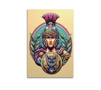 JJKKLB Athena Goddess of Wisdom Poster Poster Decorative Painting Canvas Wall Posters And Art Picture Print Modern Family Bedroom Decor Posters 08x12inch(20x30cm)
