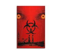JJKKLB Movie 28 Days Later Poster3 Poster Decorative Painting Canvas Wall Posters And Art Picture Print Modern Family Bedroom Decor Posters 16x24inch(40x60cm)