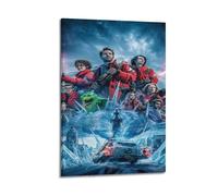 JJKKLB Movie Poster The Expendables 2 Ice Empire Poster Decorative Painting Canvas Wall Posters And Art Picture Print Modern Family Bedroom Decor Posters 20x30inch(50x75cm)